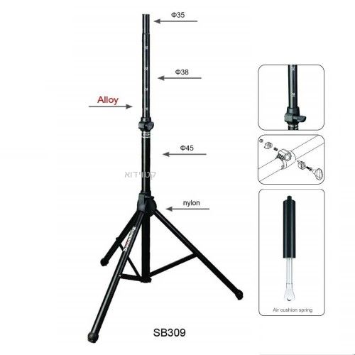 מעמד הידראולי לרמקול עד 60 ק"ג SOUNDKING SB309