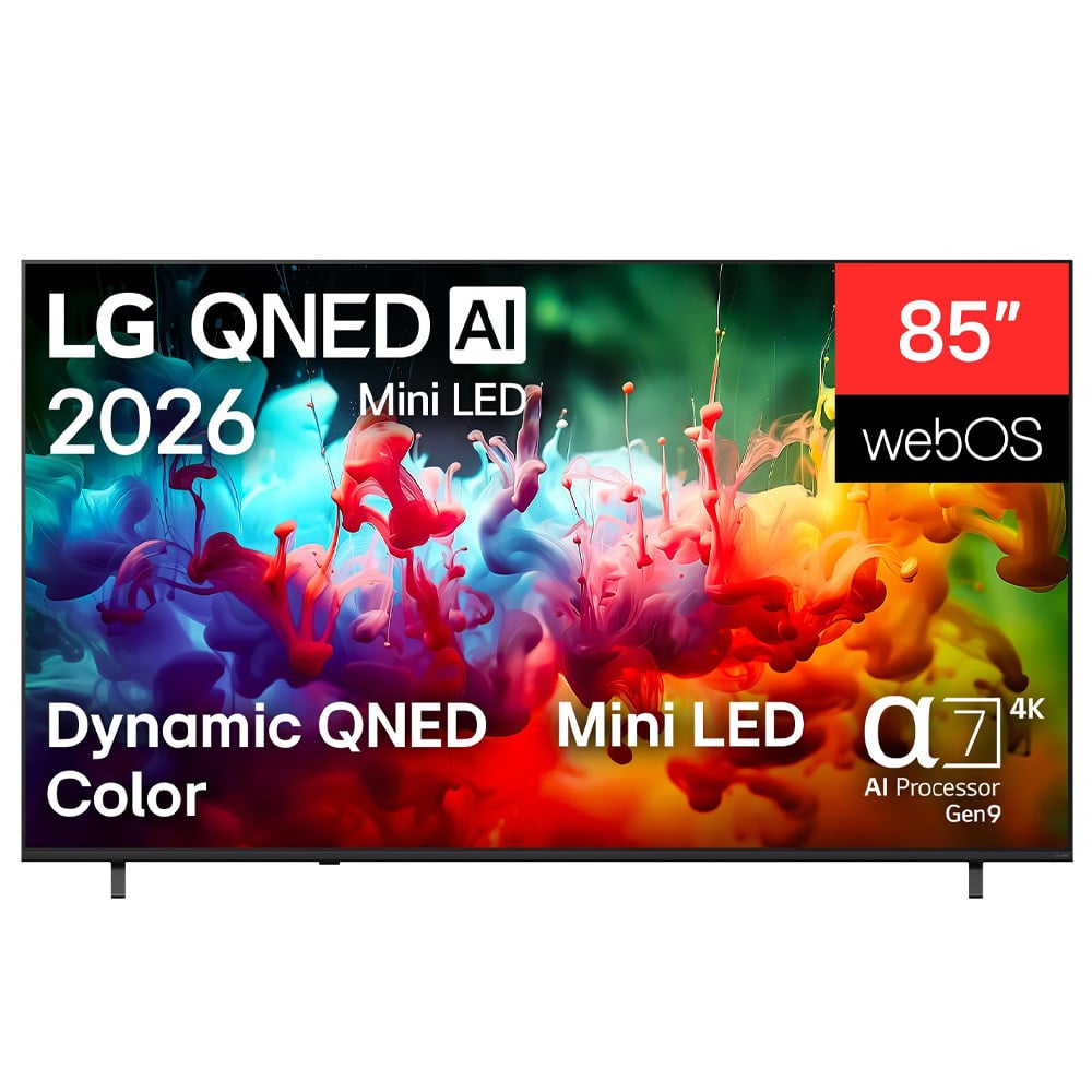 טלוויזיה ‏85 אינץ' LG 85QNED70B6T - חוויית צפייה מדהימה בגודל XXL