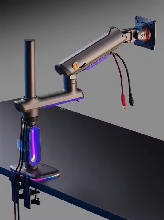 זרוע שולחנית מפרקית ארגונומית למסך מחשב עד 60" North Bayou NB F7 – תמונה 3