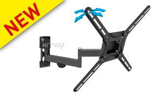 זרוע תלת מפרקית למסכי LED/LCD שטוח או קעור BARKANBI342