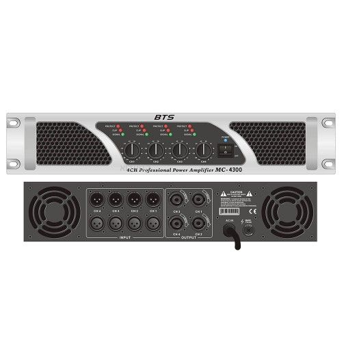 מגבר 4 אזורים BTS דגם MC-4400