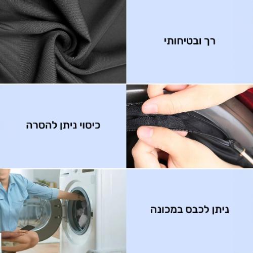 מכשיר עיסוי רגליים ושוקיים עם חימום CARBON LEGMAX בעיצוב ארגונומי – תמונה 3