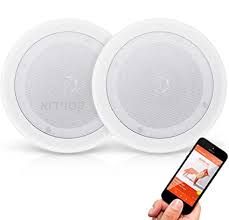 זוג רמקולים שקועים עגולים מוגברים בלוטוס 6.5" PURE SOUND ICN6A