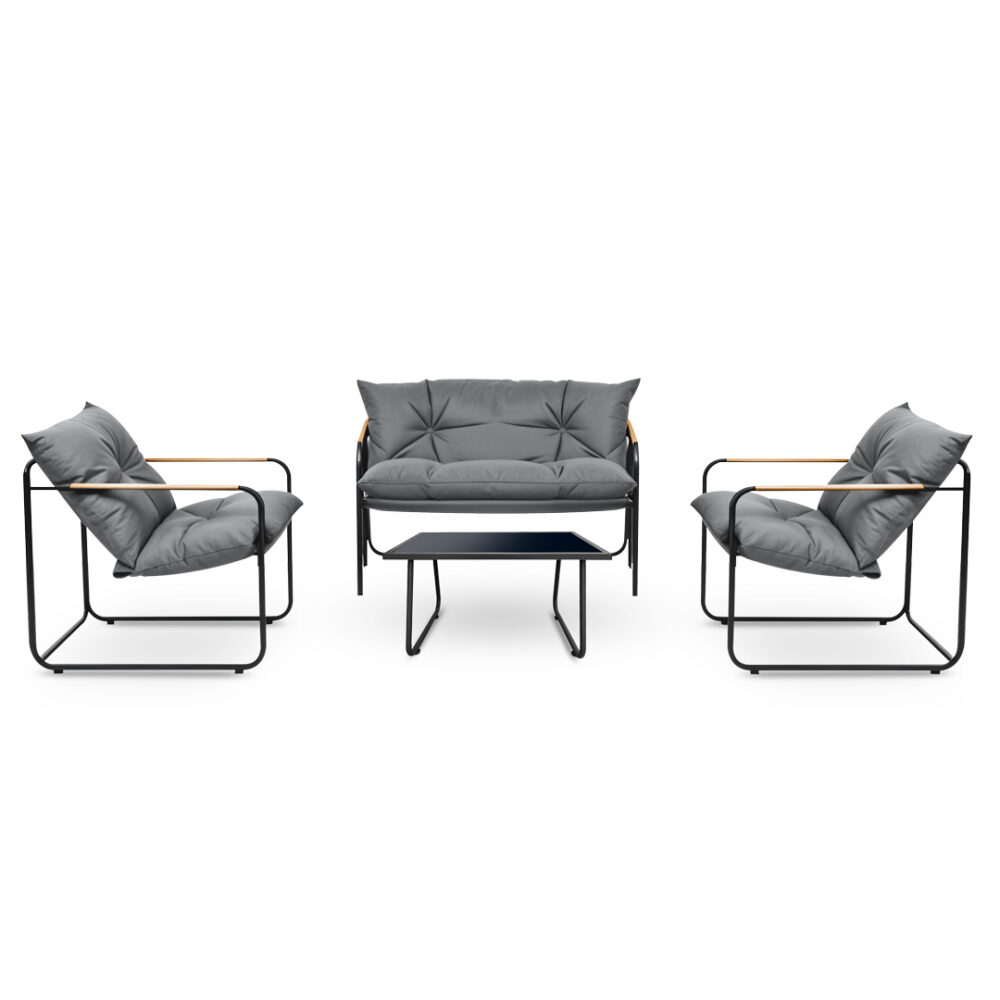 מערכת ישיבה למרפסת ולגינה COMFORT4U דגם SORANO VIBE בעיצוב מודרני