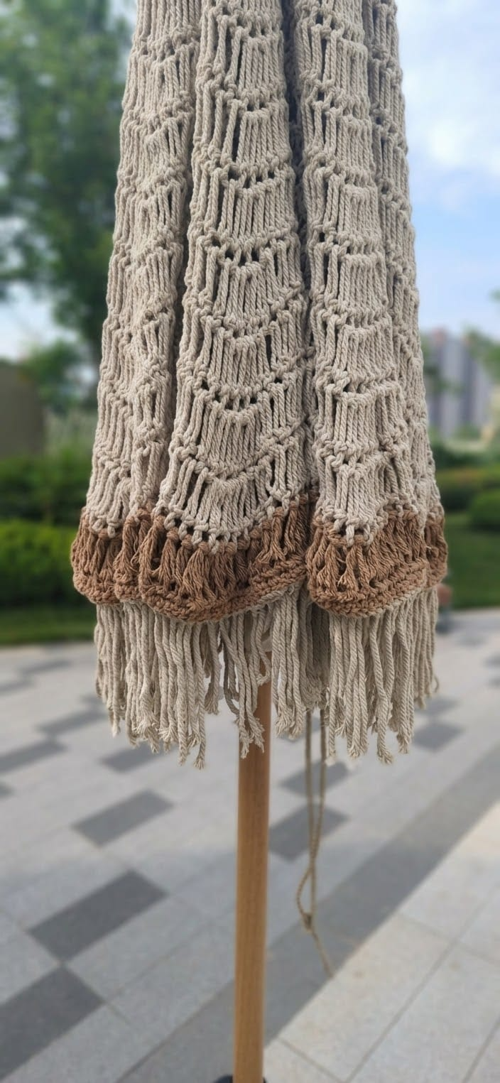 ⁦שמשיית עץ מקרמה דגם ״ Boho-Chic״⁩ – תמונה ⁦6⁩