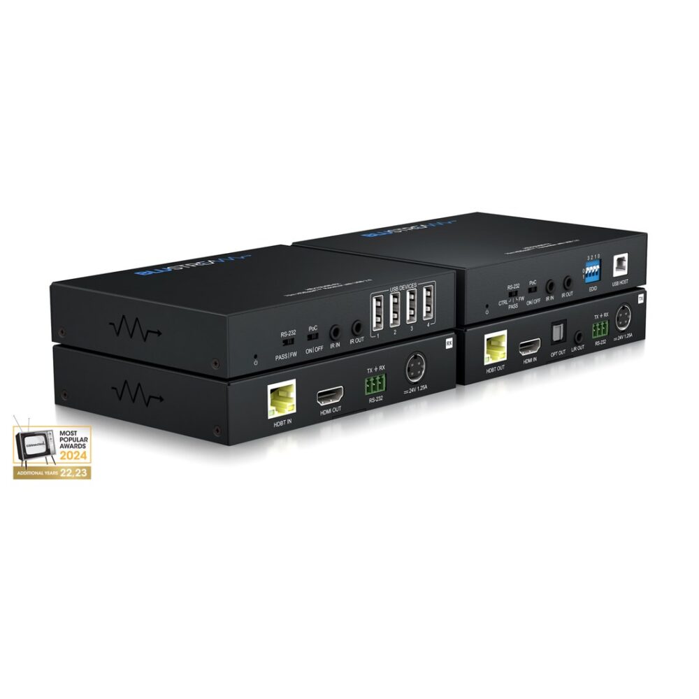 HDBaseT USB Extender Set - 70m, USB 2.0 Extension, Bi-dire BLUSTREAM דגם HEX70USB-KIT