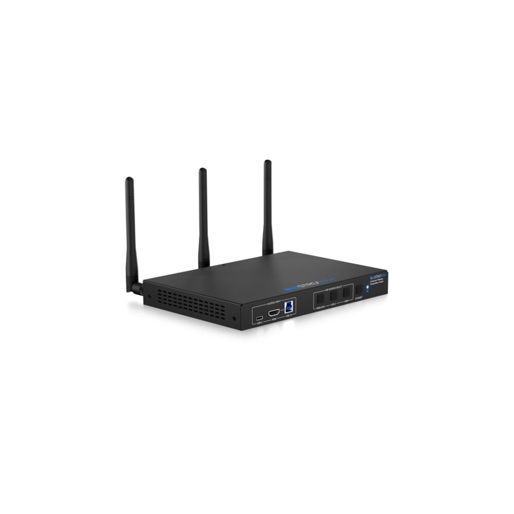 מתג מצגות אלחוטי BLUSTREAM דגם WMF72 שידור ל-2 מסכים