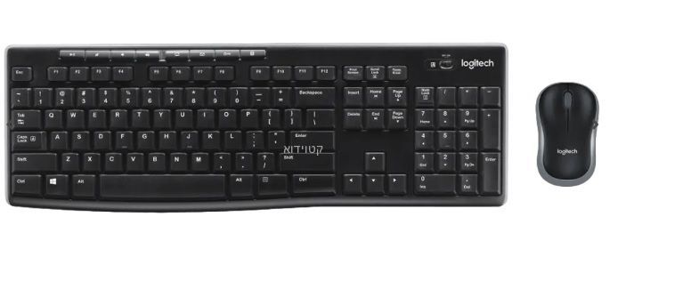 סט מקלדת ועכבר אלחוטי שקטים Logitech KM270