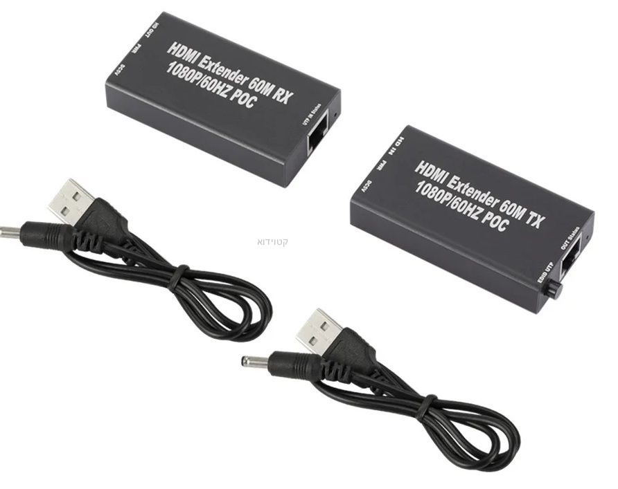 מרחיק HDMI על גבי כבל רשת PURE SOUND Eco extender HDMIOVERCATECO