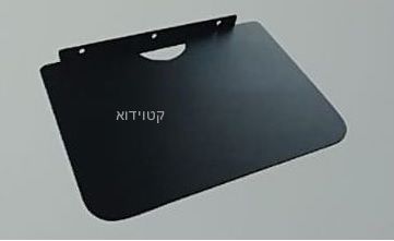 מדף זכוכית צף לממיר או DVD FOX2600PRO עם חור לכבלים