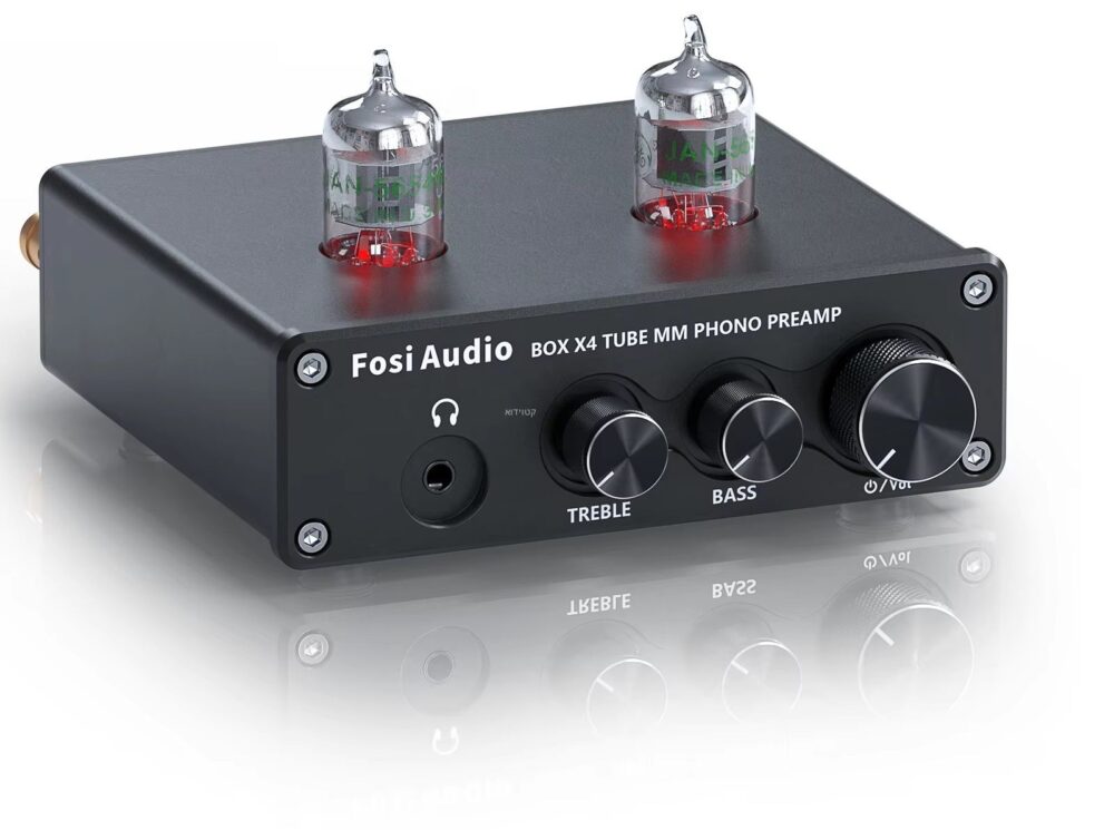 קדם מגבר מנורות לפטיפון Fosi Audio BOX X4