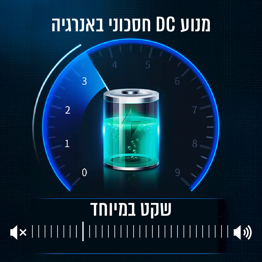 מאוורר תקרה עם כנפיים נסתרות ותאורת CCT של TAIYO דגם GALENA – תמונה 8