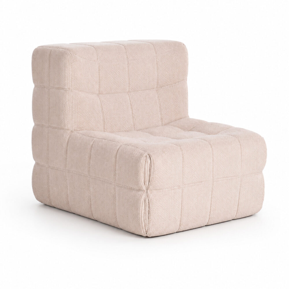 כורסת רביצה מודולרית COMFORT4U דגם NUVOLA-LOUNGE קרם אריזת ואקום