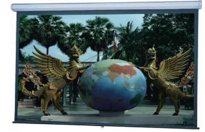 מסך הקרנה חשמלי 90" 200X112 בפורמט HD VISION SCREENS VSCREEN90