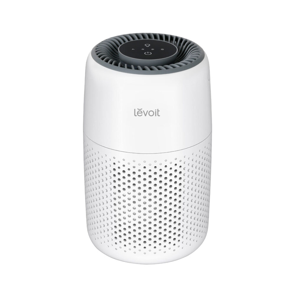 מטהר אוויר קומפקטי LEVOIT דגם LAP-C171-QAA עם ארומתרפיה וסינון תלת־שלבי
