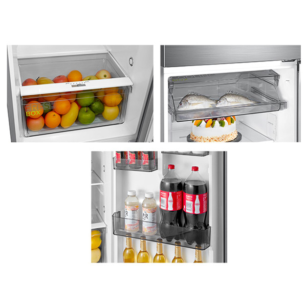 מקרר מקפיא עליון MIDEA עם קיבולת של 338 ליטר ואמינות גבוהה. – תמונה 4
