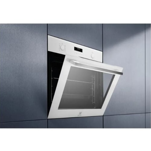 תנור אפיה בילד אין ELECTROLUX דגם EOP6526V עם זכוכית לבנה למראה מודרני – תמונה 2