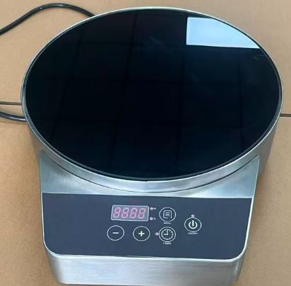 כיריים אינדוקציה מתקדמות 3600W, עם פלטת זכוכית עגולה בקוטר 36 ס"מ, ממבחר פרימיום ליין