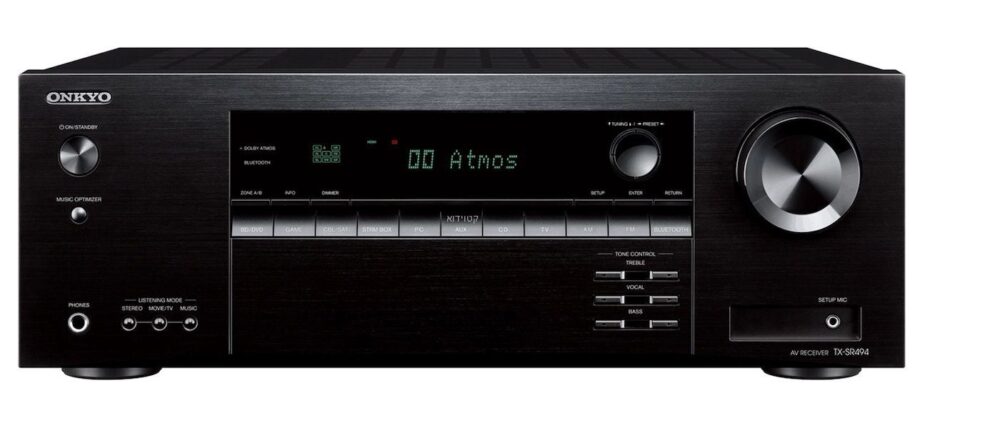 רסיבר קולנוע 7.2 ערוצים 2 אזורים ONKYO TX-SR494