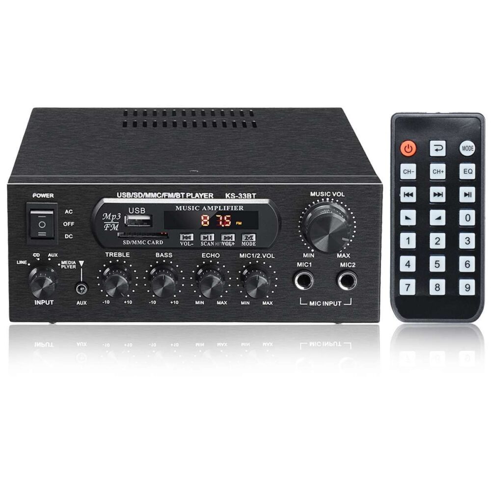 מגבר סטריאו עם בלוטוס PURE SOUND 33BT