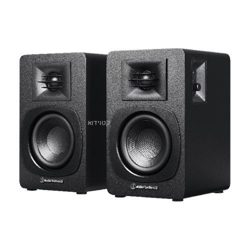 זוג רמקולים מוגברים שחורים AUDIO TECHNICA SP-3X