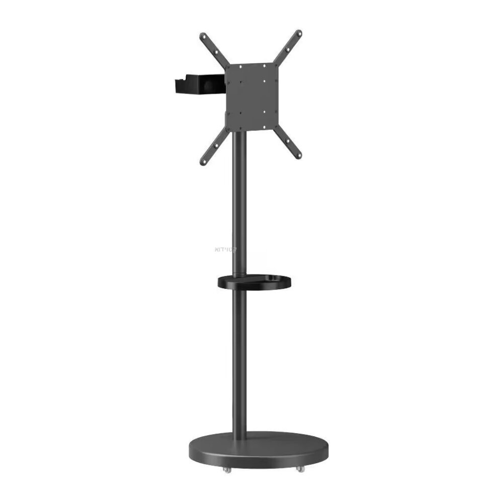 סטנד נייד שחור עם גלגלים למסך עד 65″ AL-65